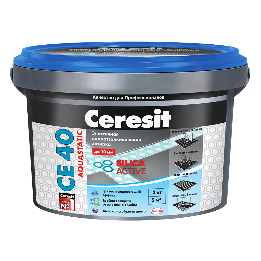 Затирка Ceresit СЕ 40 Aquastatic ЖАСМИН, 2 кг